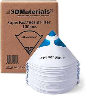 SuperFilter 100 pièces, filtre jetable, résine d'imprimante 3D et filtre à peinture, Fabriqué en Corée par 3DMaterials
