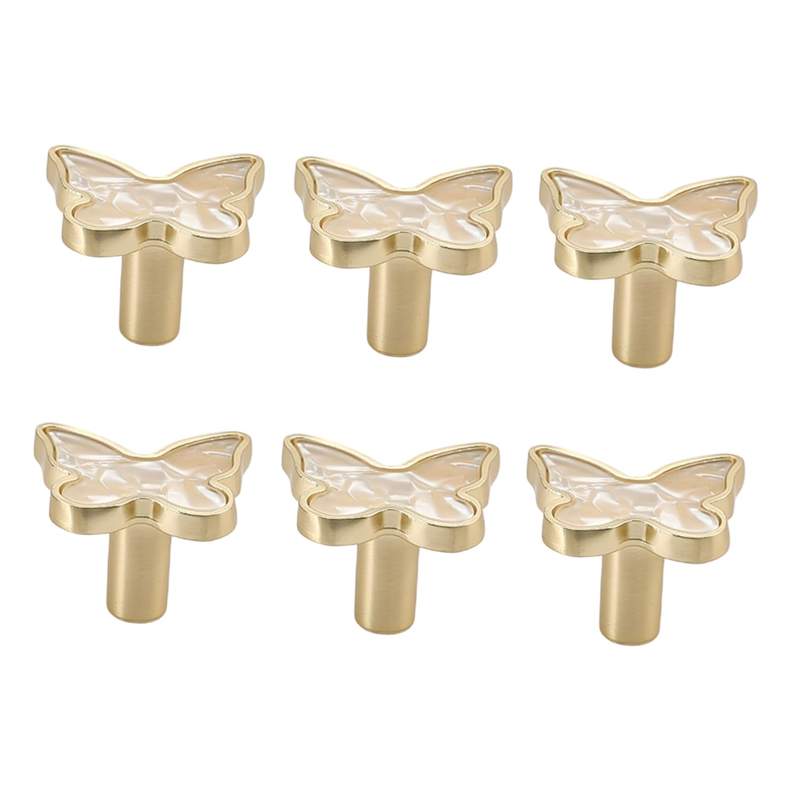 Pangboer Shell White Unique Drawer Pulls Dressers Knob Cupboard Handle Modern Furniture Handle Shell Butterfly Bedside Cabinet Pull Furniture Handles And Knob For Dressers Modern