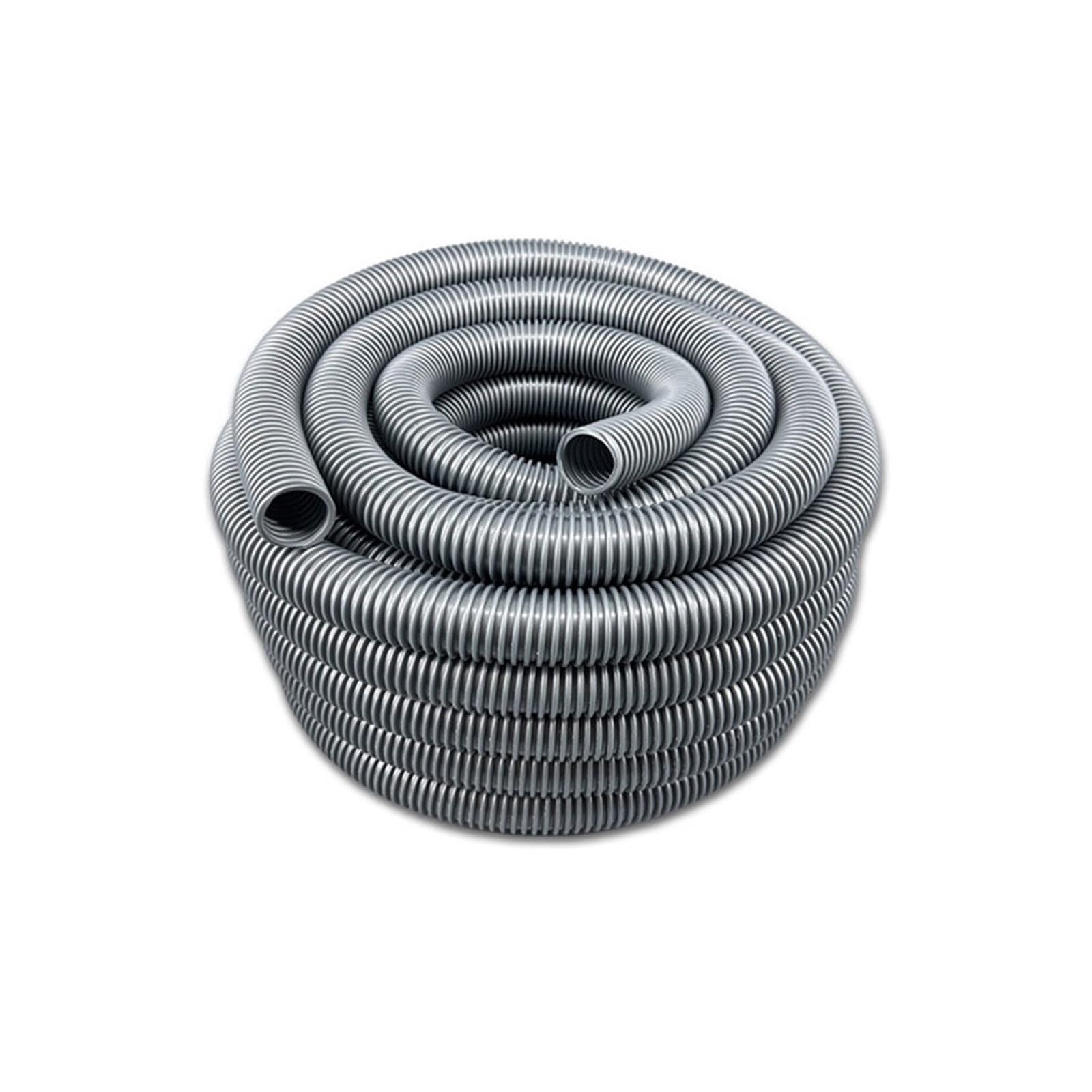 EEZII 3 Meters/5m Vacuum Cleaner Hose Inner Diameter 32mm Vacuum Cleaner Hose Threaded EVA Corrugated Hose(Grey-3m)