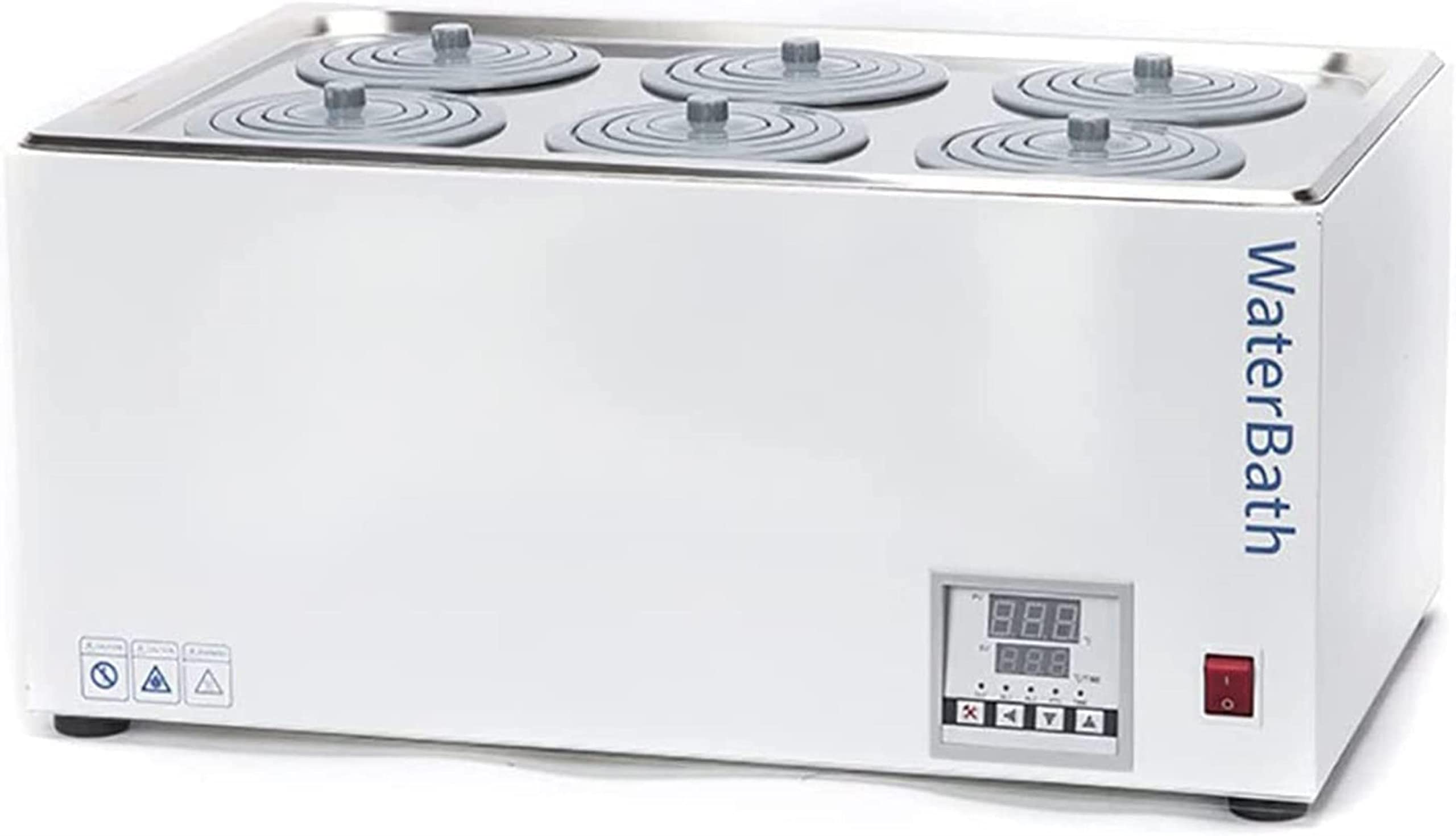 DARZYS Digital thermostatic water bath, 1/2/4/6-hole laboratory water bath, electrical heating, thermostatic water bath, laboratory devices, digital display, constant temperature bath