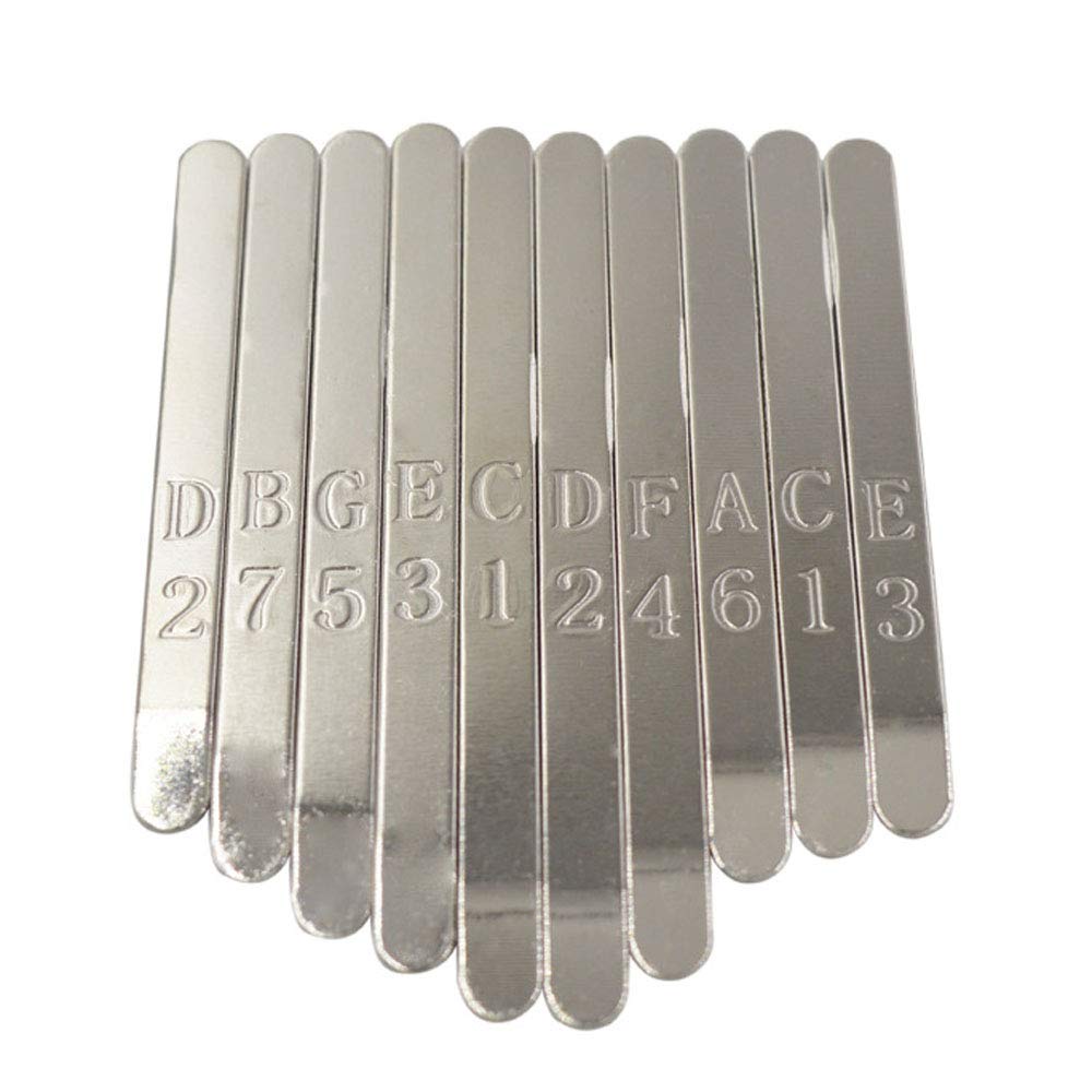 Jiayouy Kalimba Thumb Piano 10 Keys DIY Sets Bridge Saddle For Kalimba Thumb Piano Replacement Accessories