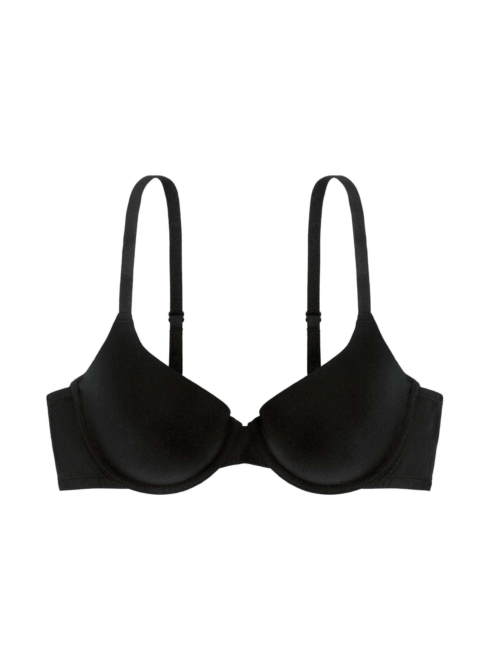 Dorina Women's Light Padded Demi Bra - 36C - Black