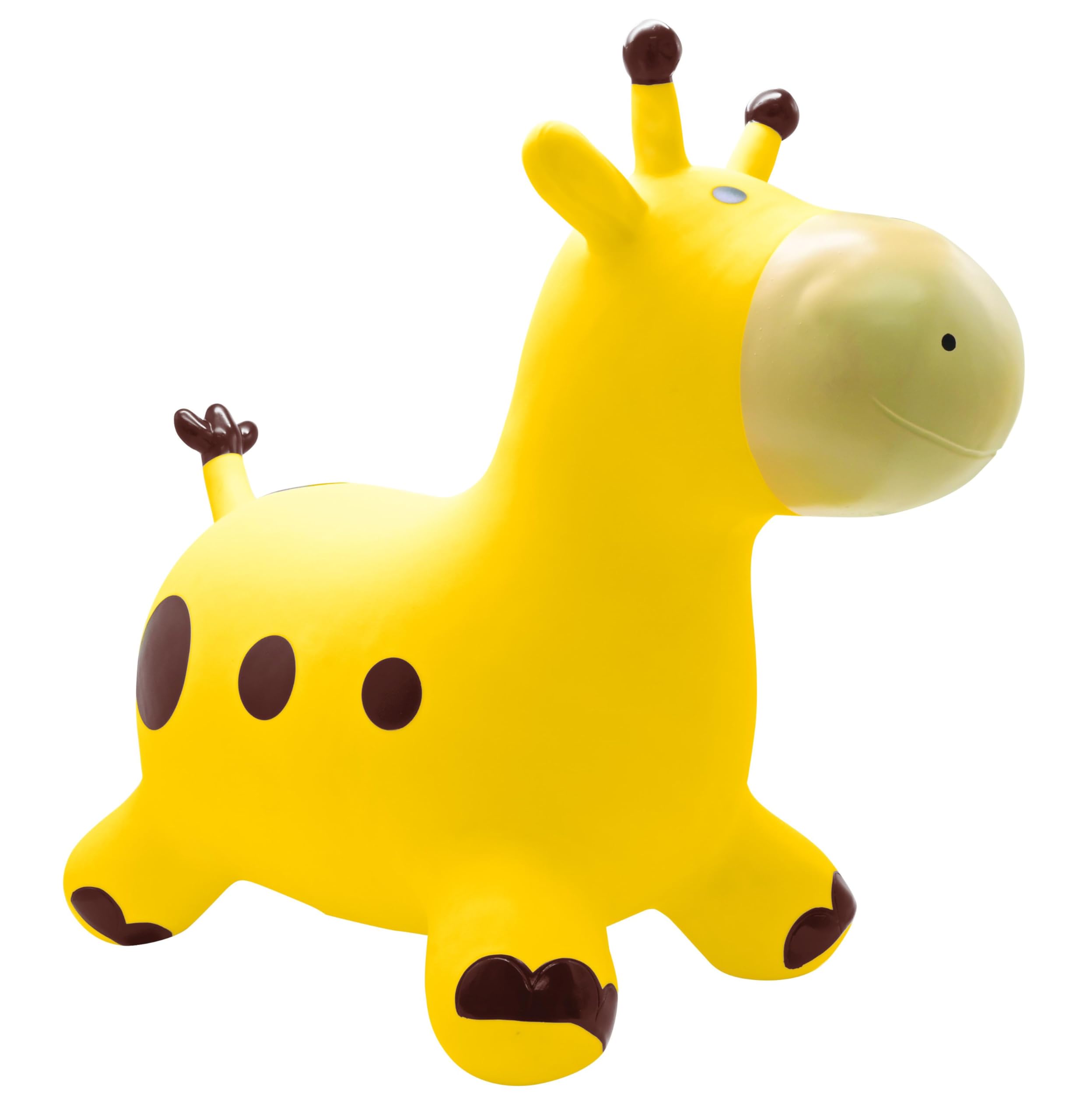 LEXIBOOK, Inflatable Jumping Giraffe, Bouncing game, Indoor and outdoor, Manual pump included, Safe and resistant plastics