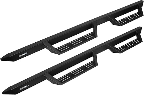 Raptor Series Magnum RT Gen 2 Drop Steps - Estribos negros para Wrangler JK Unlimited 2007-2018 de 4 puertas