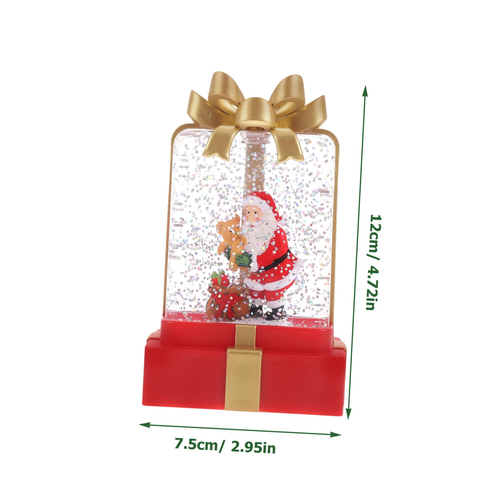 Didiseaon Christmas LED Lantern Retro Xmas Light Decoration for Tabletop Soft Warm Glow Festive Atmosphere for Holiday Parties Daily Use