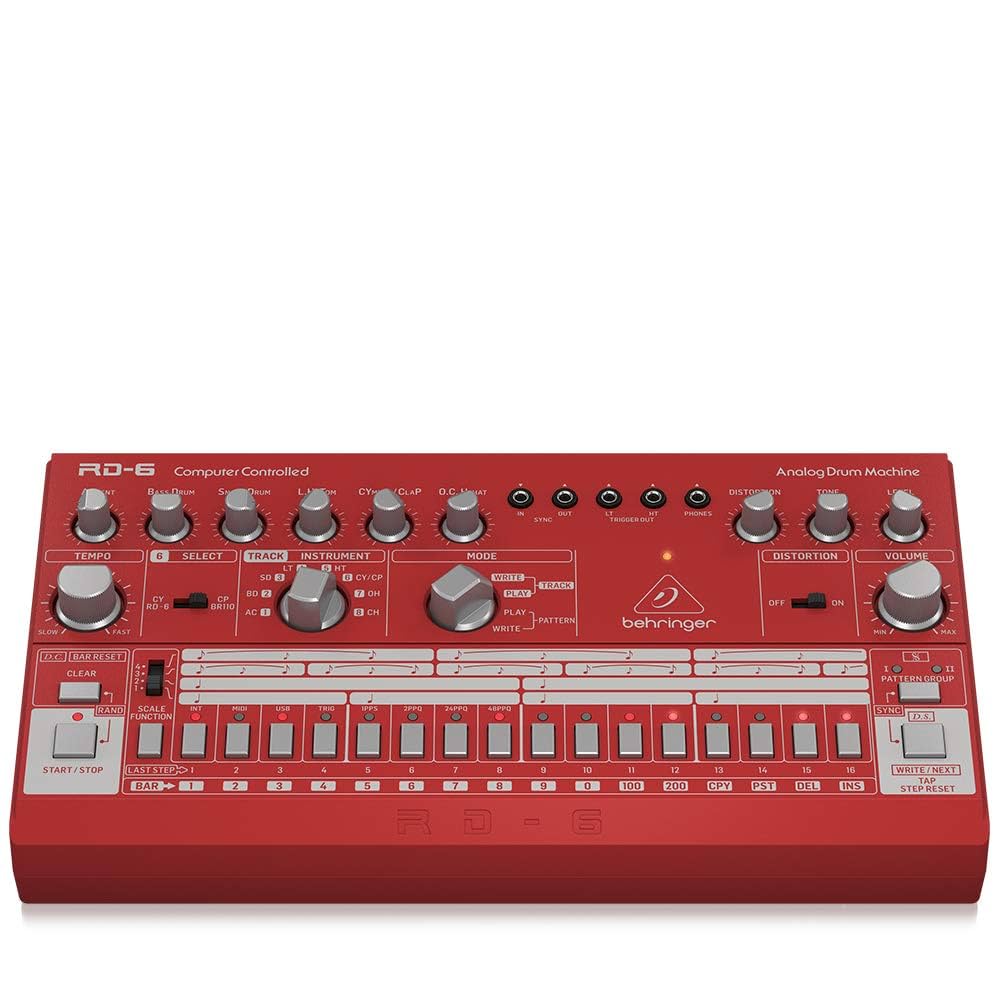 ベリンガー BEHRINGER RD-6-LM Rhythm Designer Behringer RHYTHM DESIGNER RD-6-BK Analog Drum Machine with 8