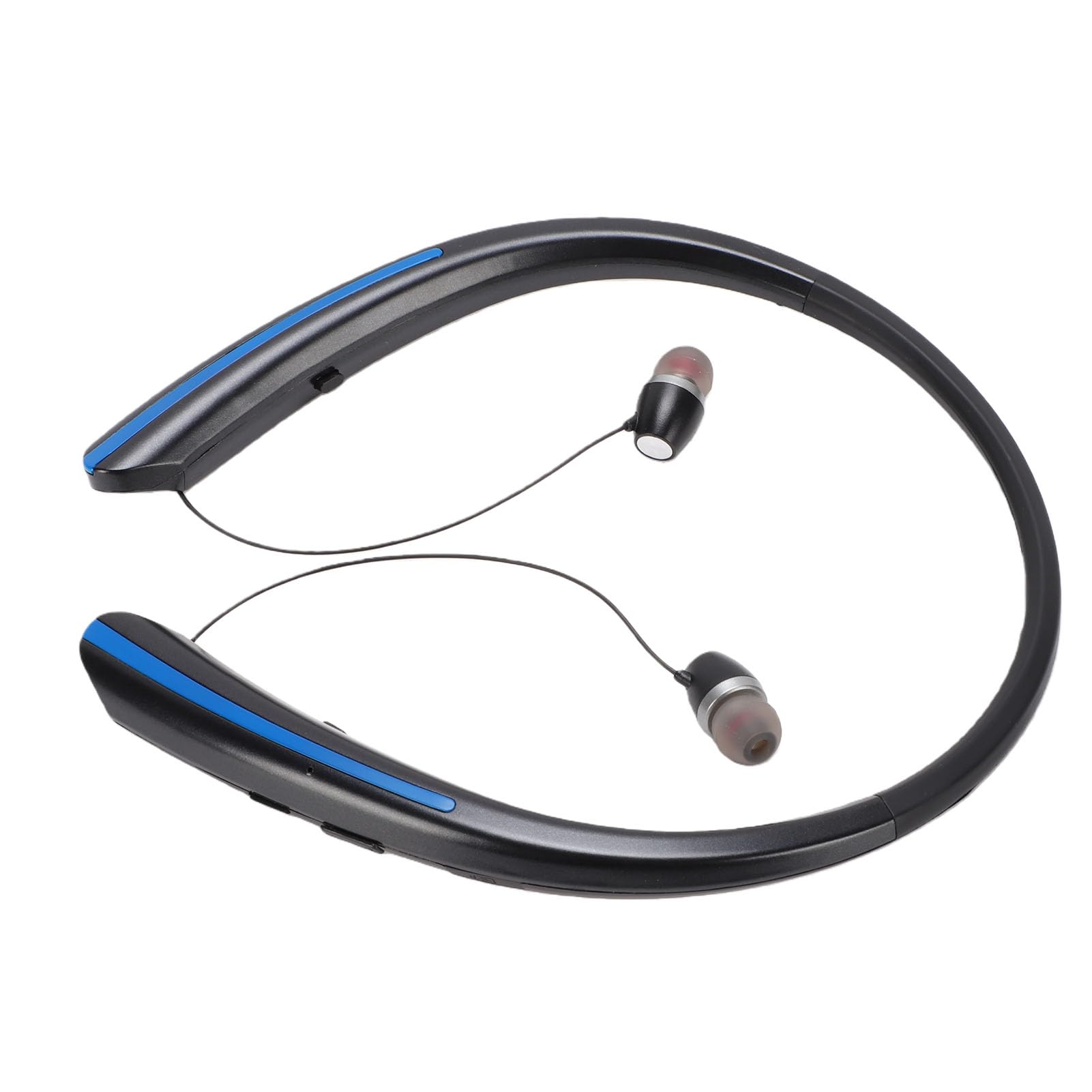Cuffie con Archetto da Collo Resistenti Al Sudore IPX5 | Auricolari Wireless Retrattili con Microfono, Bluetooth 5.3, Batteria 24 Ore, Cancellazione del Rumore per Palestra, Corsa, Sport,