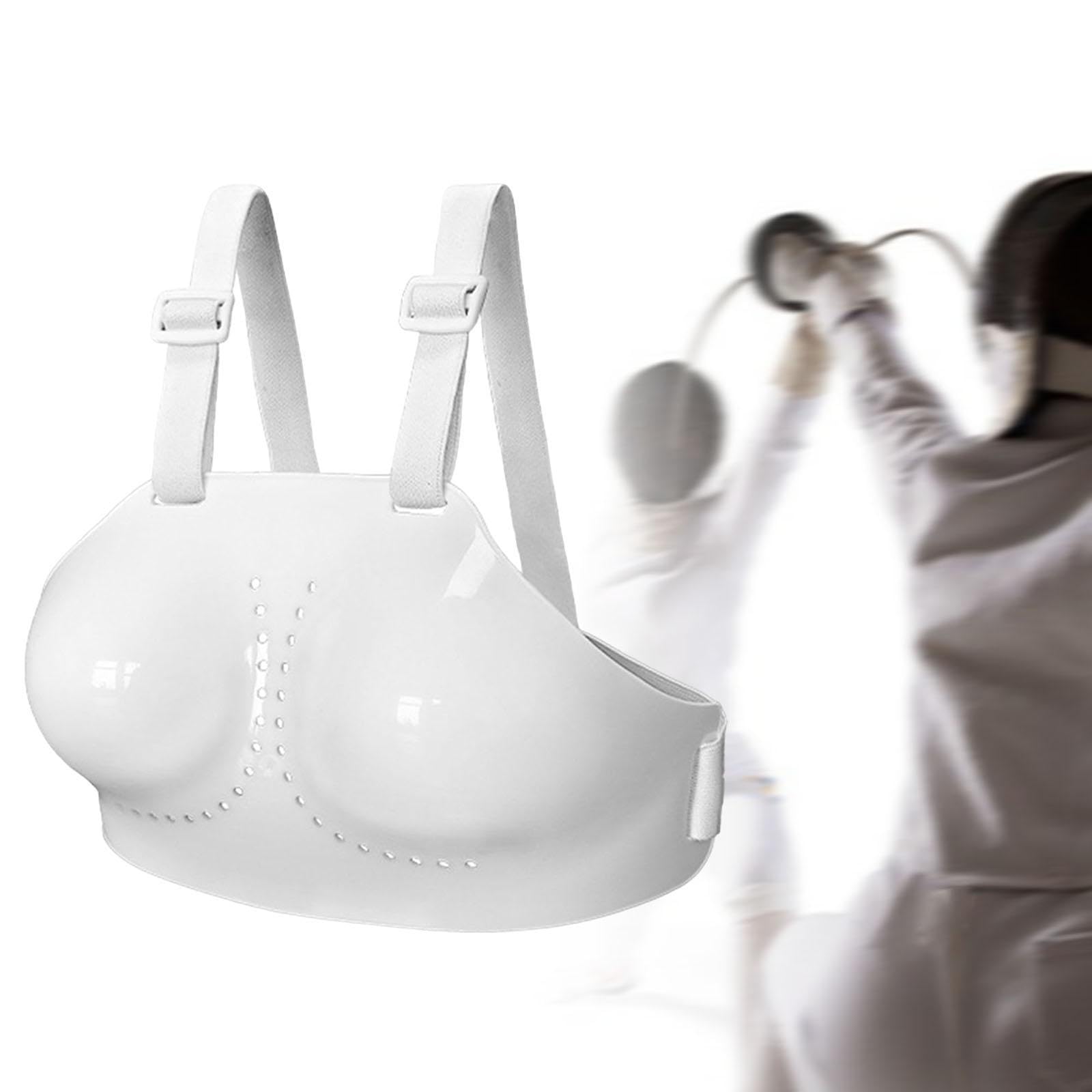 Protector de Pecho de esgrima, Engranajes de esgrima, protección Corporal, Protector de Pecho Suave Unisex para fútbol, Boxeo, punzonado Pesado