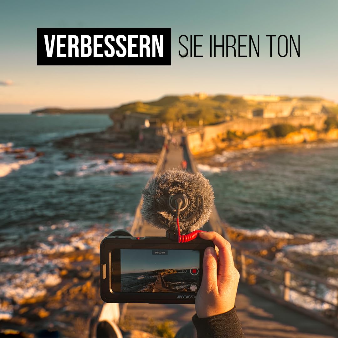 RØDE VideoMicro Richtmikrofon zur Kameramontage für Videoaufnahmen und Content Creation
