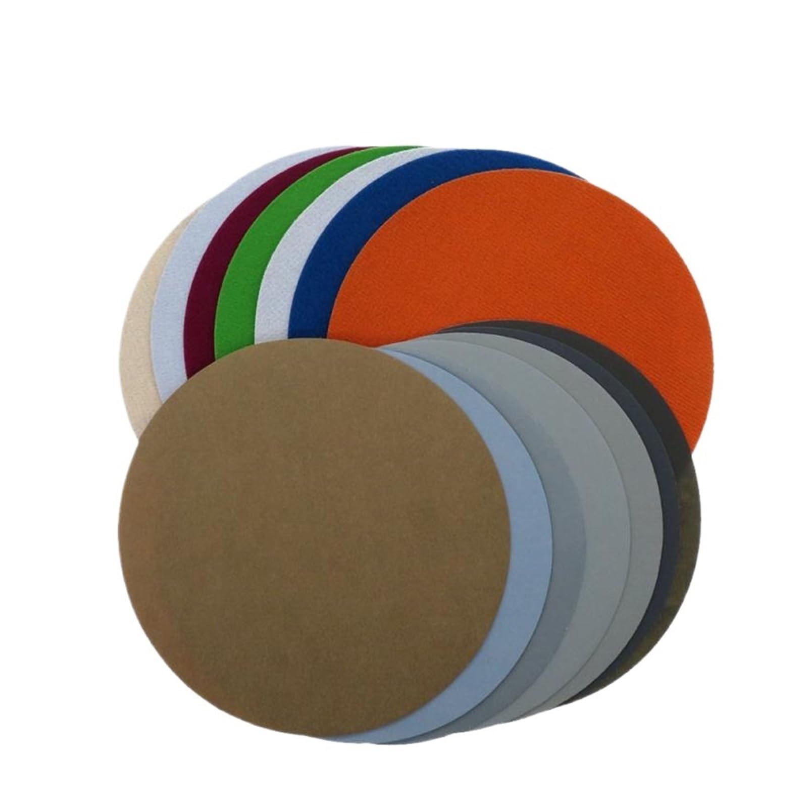 1-50 sztuk 7 "180mm tarcze szlifierskie na mokro ziarno 800-10000# flokowany papier ścierny tarcza z haczykiem i pętelką do szlifowania ściernego narzędzie do polerowania(7000 grit,20pcs)