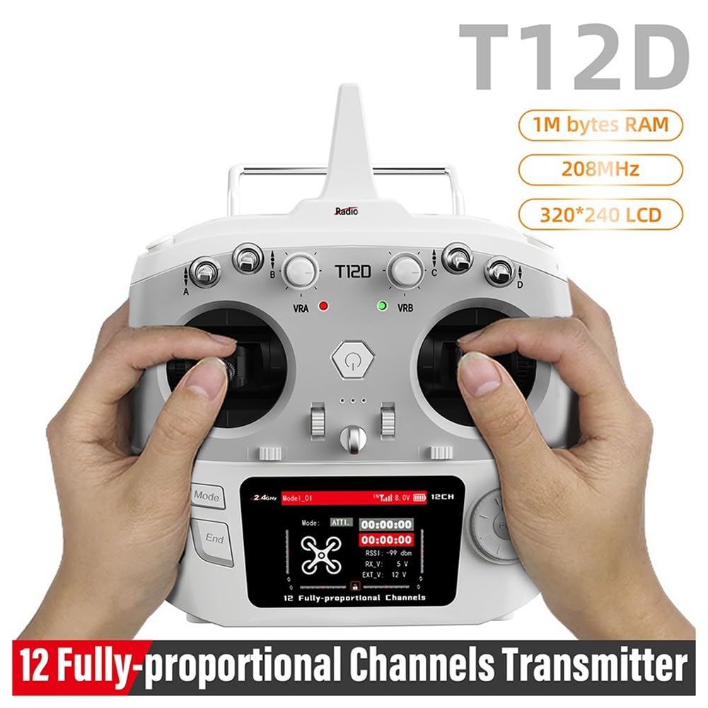Amazon.co.jp: Gujdnhderq RadioLink T12D 12CH RCトランスミッター+