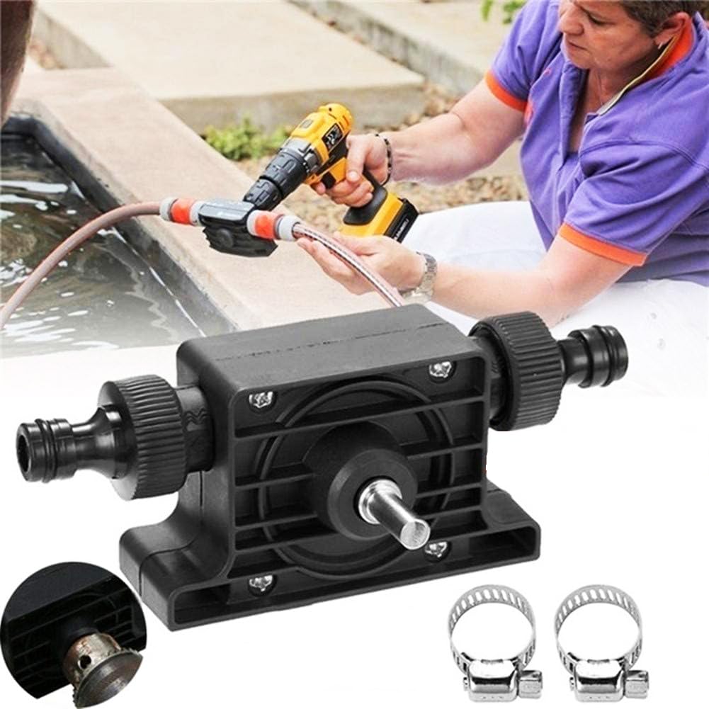 Electric Drill-Powered Self-Priming Water Pump – For Fluids, Oil Transfer