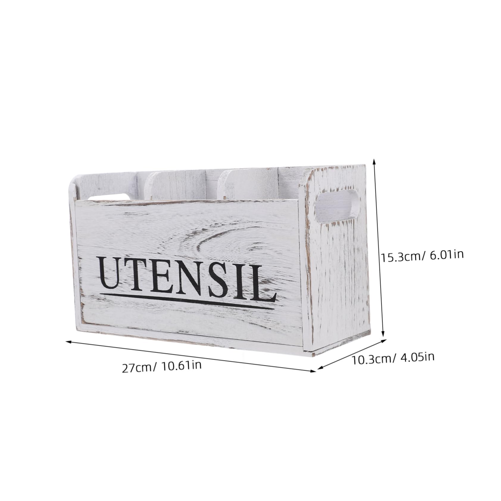 IMIKEYA Portautensili Legno Multifunzionale Con Scomparti Organizer Per Utensili Da Cucina e Decorazioni Per Casa Soluzione Pratica Per Scrivania e Cucina Facile Da Pulire e Assemblare