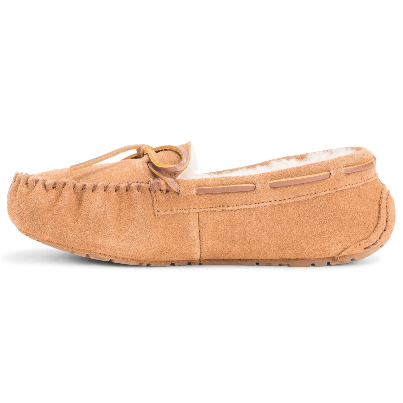 Polar Womens Moccasins Real Suede Australian Loafers Slippers - 5 - TAN38 YC0225