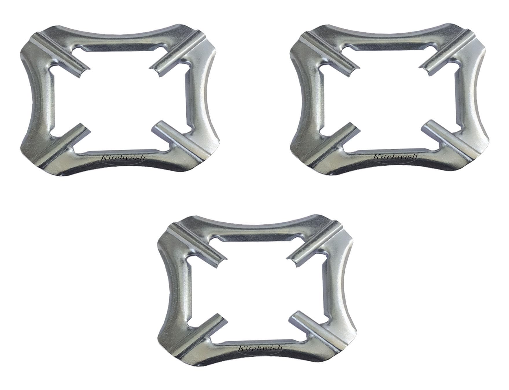 Gas Stove Stand Stainless Steel Pan Support Removable Square For mini/Small Utensil, Removable Iron Grill, Burner Stand, Extra Attachment Removable Grill/Jali