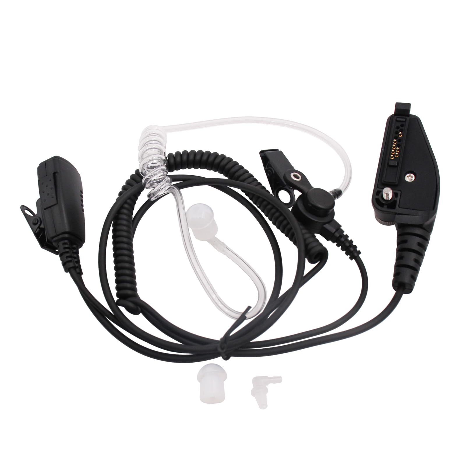 Afadorable 1PC Acoustic Tube Earpiece Surveillance Headset Fit for Kenwood NX-200 NX-210 NX-300 TK-2180 TK-3180 TK-5210 TK-5220 TK-390 TK-480 NX5200 NX5320 VP5430 VP6230 Two Way Radio