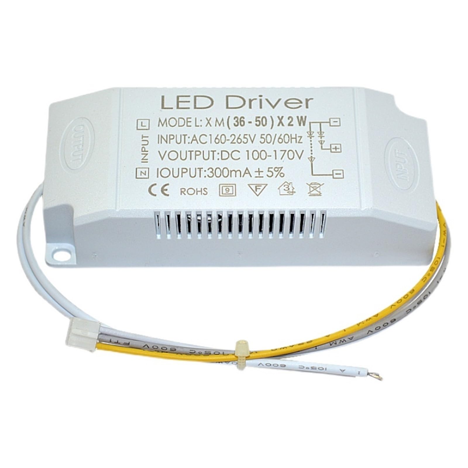 Led-lichtschalter farbwechsel 24-36-50-60-80-120X2W144W200W240W wohnzimmer licht drei farbe netzteil(40 60X4W driver remote control 1 set)