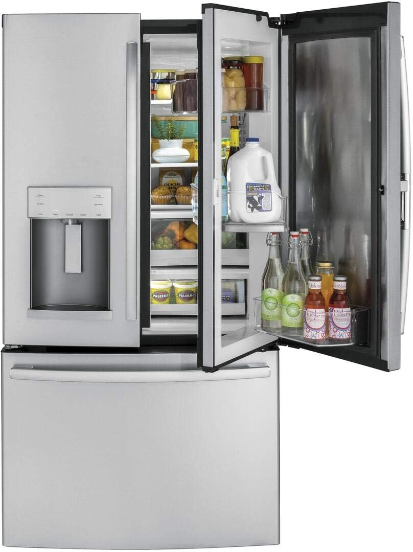27 8 cu French Refrigerator Fingerprint Resistant Stainless