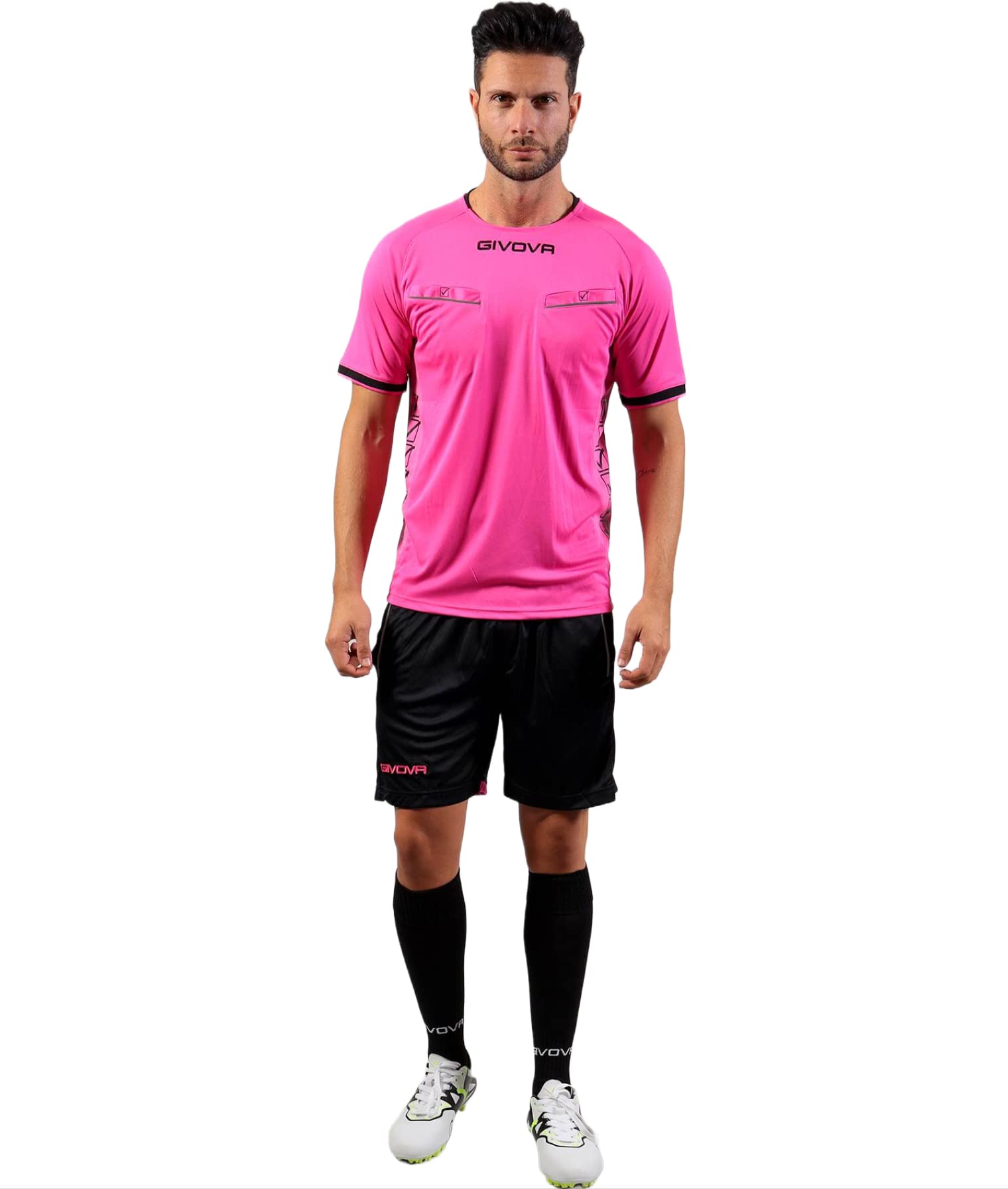 Givova KIT Flag Fuxia/Nero Tg. L