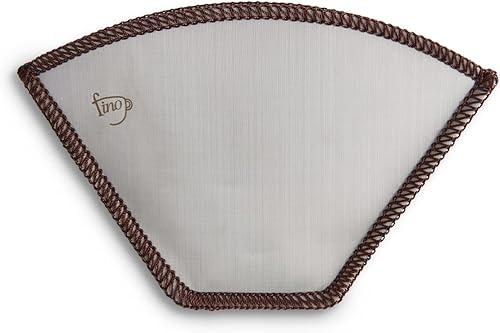 Miniatura 4 de Fino Filtro de café reutilizable de malla flexible, tamaño número 4, prepara de 8 a 12 porciones, juego de 2