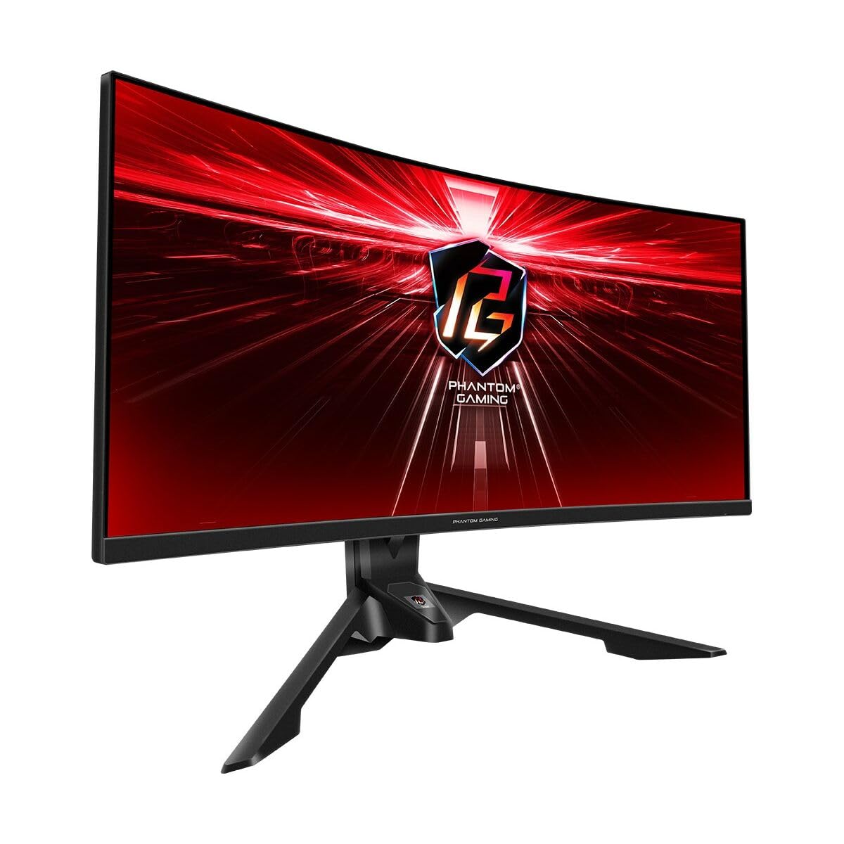 ASRock PG34WQ15R3A Moniteur de Jeu 34" WQHD 165 Hz 1 MS Antenne WiFi Mini OLED