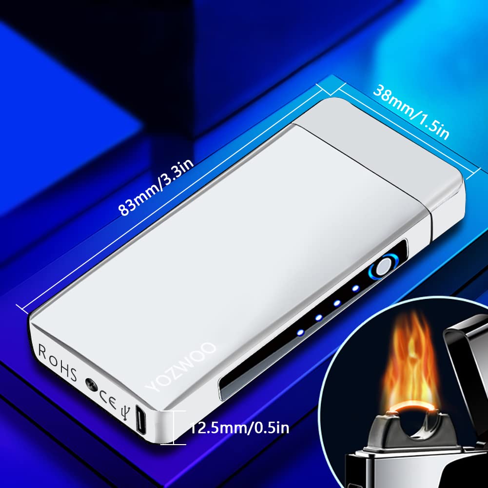 Amazon.co.jp: YOZWOO 電子ライター 充電式 USB プラズマ