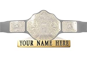 Personalized Adult WWE World Heavyweight Championship Replica Belt Nameplate