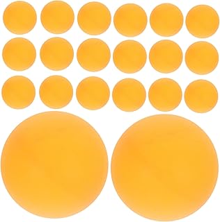 LABRIMP 100 Piezas Bolas de Pong de Entrenamiento Competición Accesorios de Fiesta y Raffle Bolas de Pequeñas Amarillas