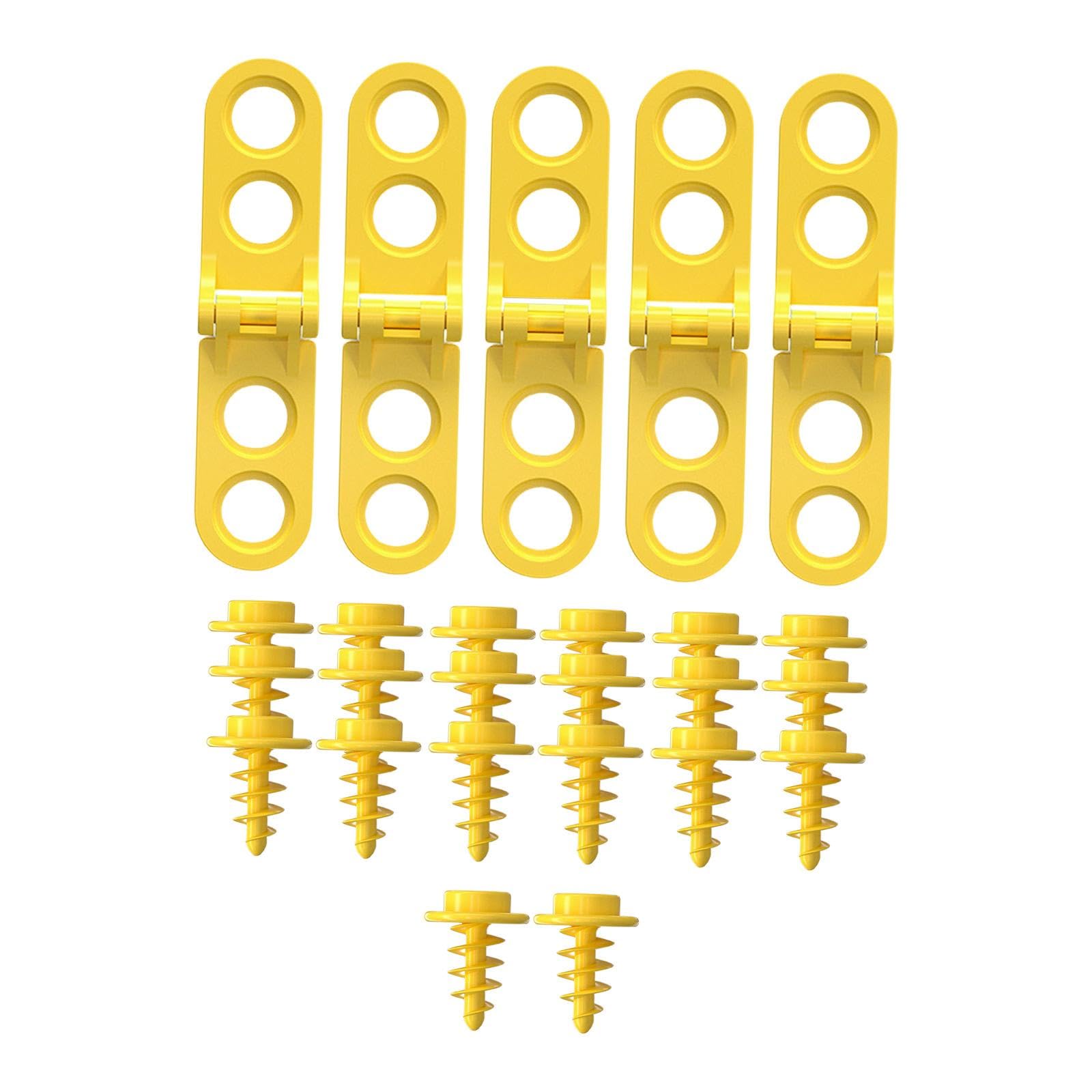 5 Pieces Cardboard Hinges Construction Elements Screws Manual Work Motor Skills Sensory Learning Suitable for Girls Boys Creative Activities, Style B