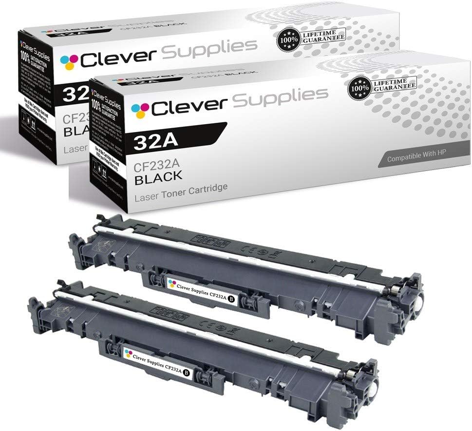 CS Replacement Drum Unit Compatible with HP 32A CF232A Black Pro M203 M203DW Pro MFP M227 M227FDN M227FDW 2 Pack