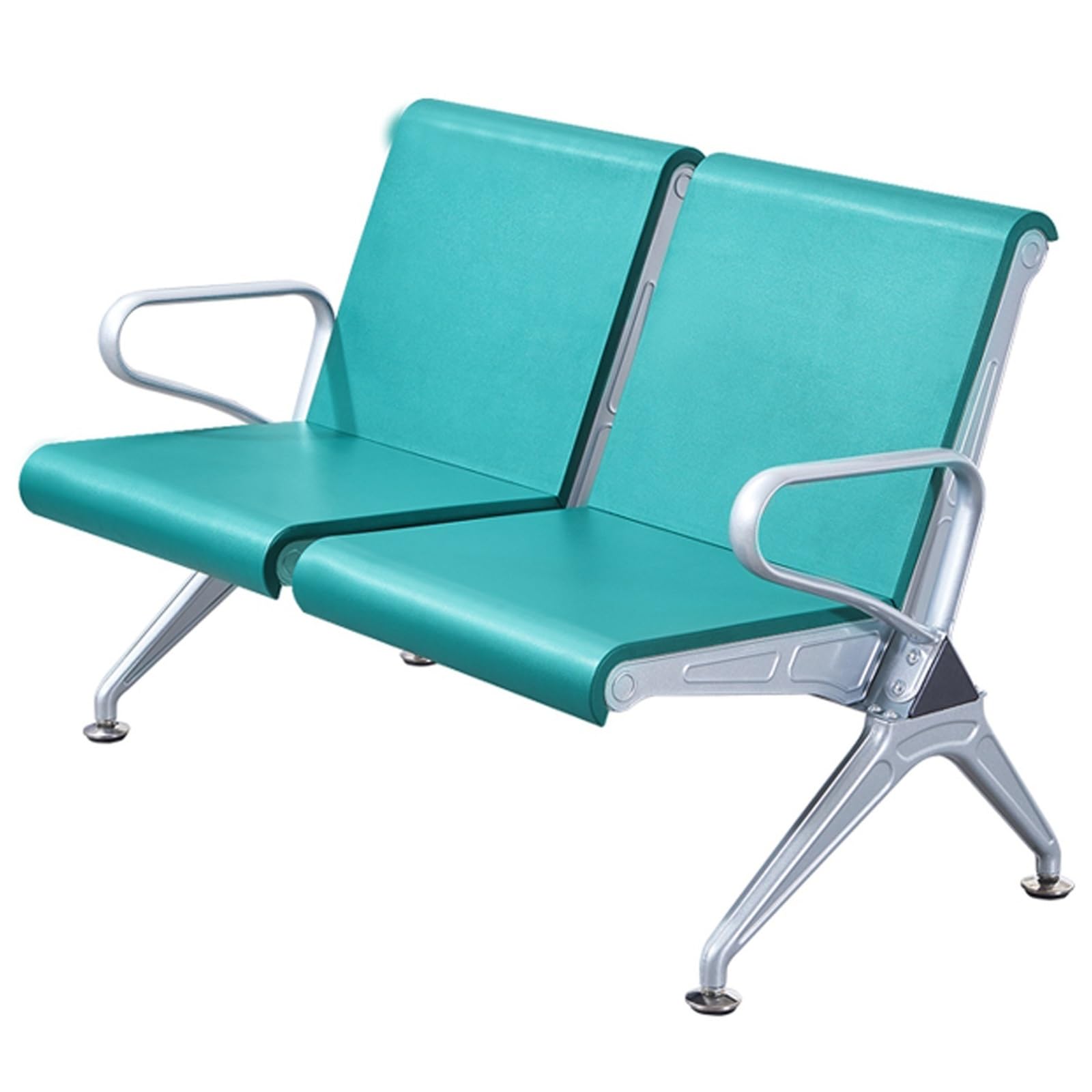 ASerZenith Reception Chair With Armrests And Backrests For Office Lobby, Waiting Rooms, Airports, Banks, Hospitals, Salons - Comfortable Seating Solution,Green
