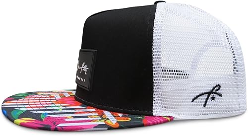 Miniatura 40 de Grace Folly - Gorra trucker unisex gorra de malla con cierre trasero negro (Black with Fade)