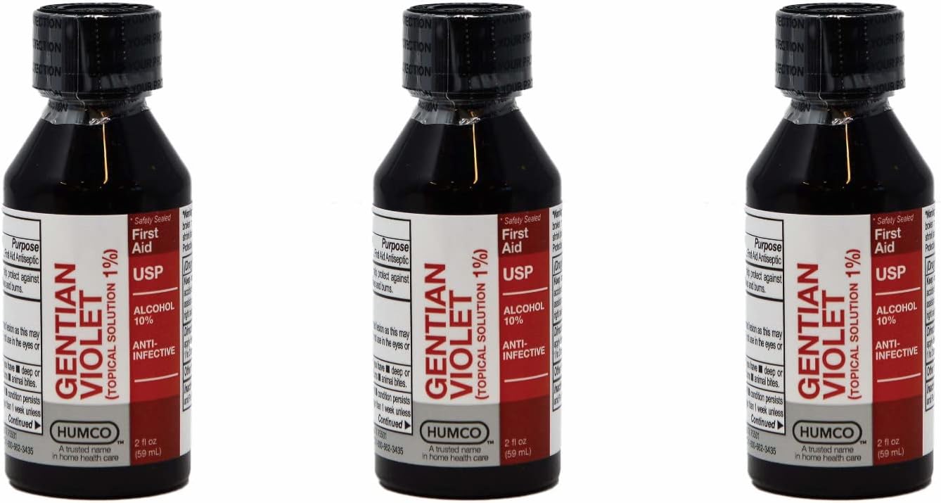 GENTIAN VIOLET 1% (Pack of 3)