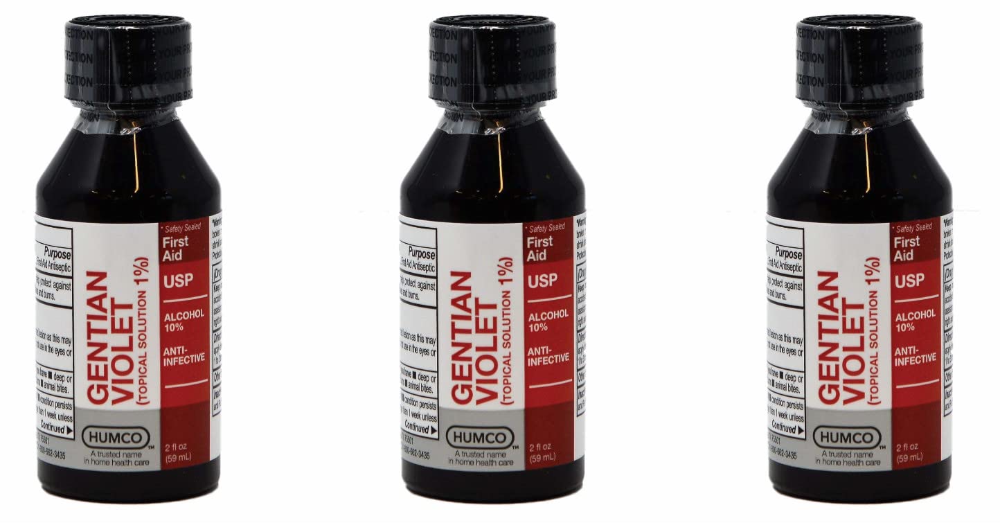 GENTIAN VIOLET 1% (Pack of 3)