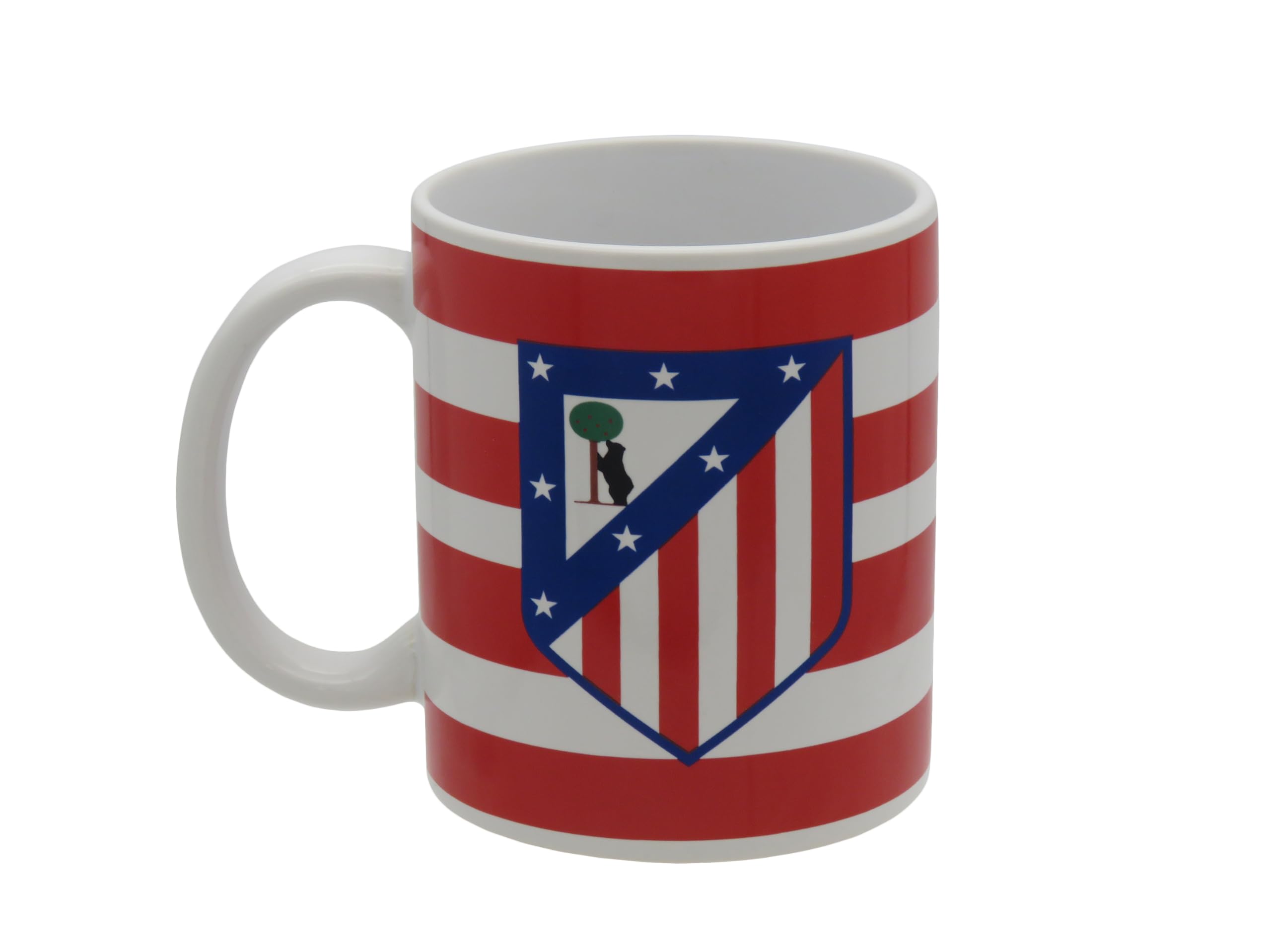 CYPBRANDS Atletico de Madrid, Mug, Ceramic Mug, Breakfast, Houseware, Original Mugs, White, Official Product