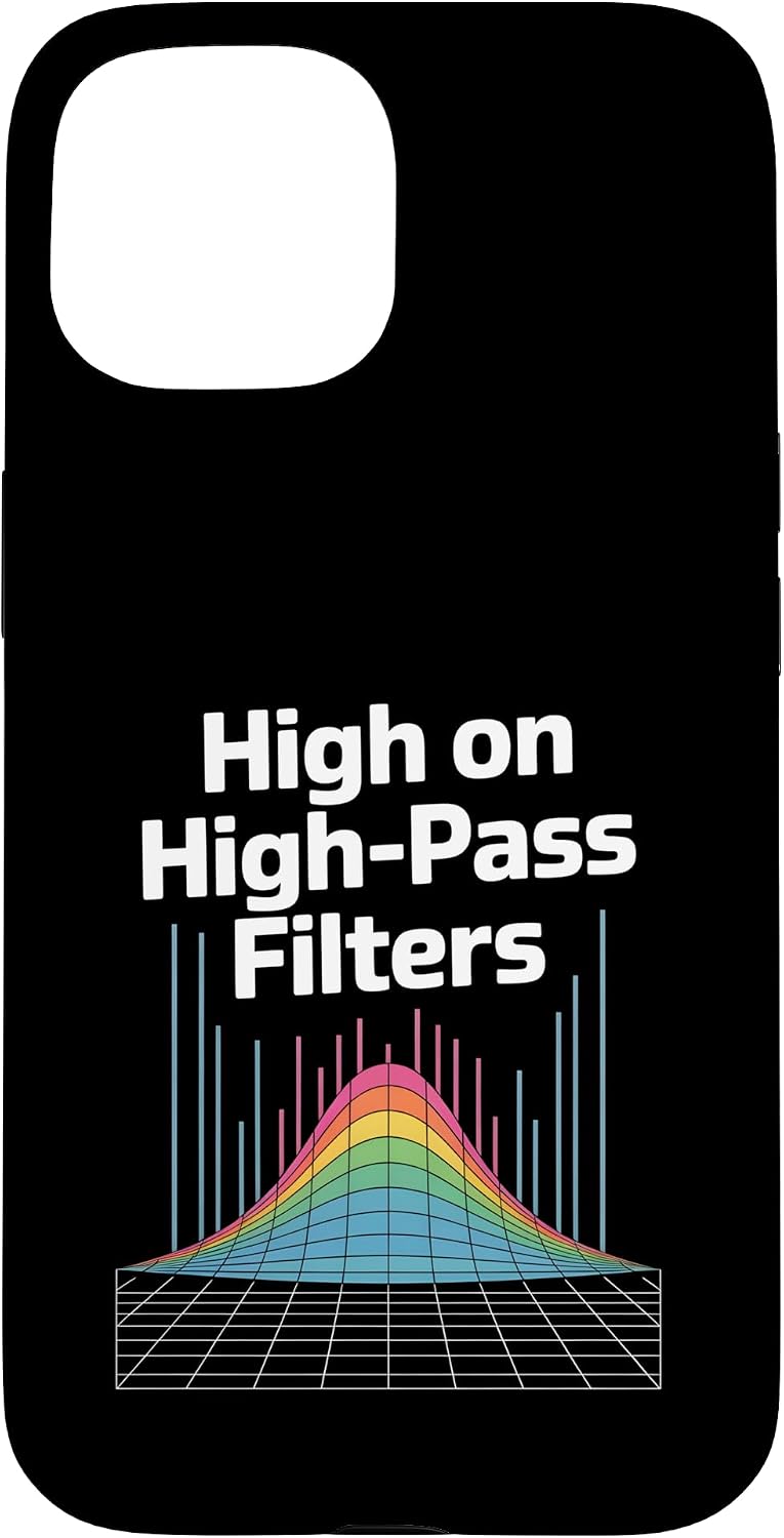 High On High-Pass Filters Audio Engineer EQ Graph Case for iPhone 15