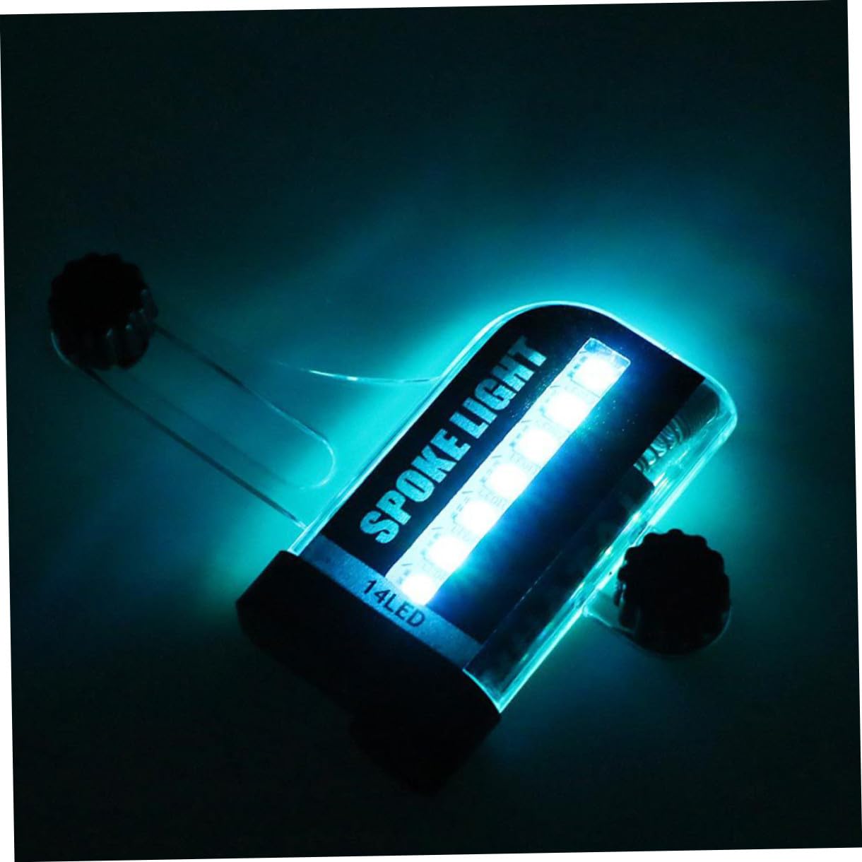 YARNOW Luce Decorativa della Ruota Bike Light Accessori per Biciclette Accessori Equitazione Accessori per Ciclisti Ciclo Leggero Lampada per Ruota Arredamento Bici plastica