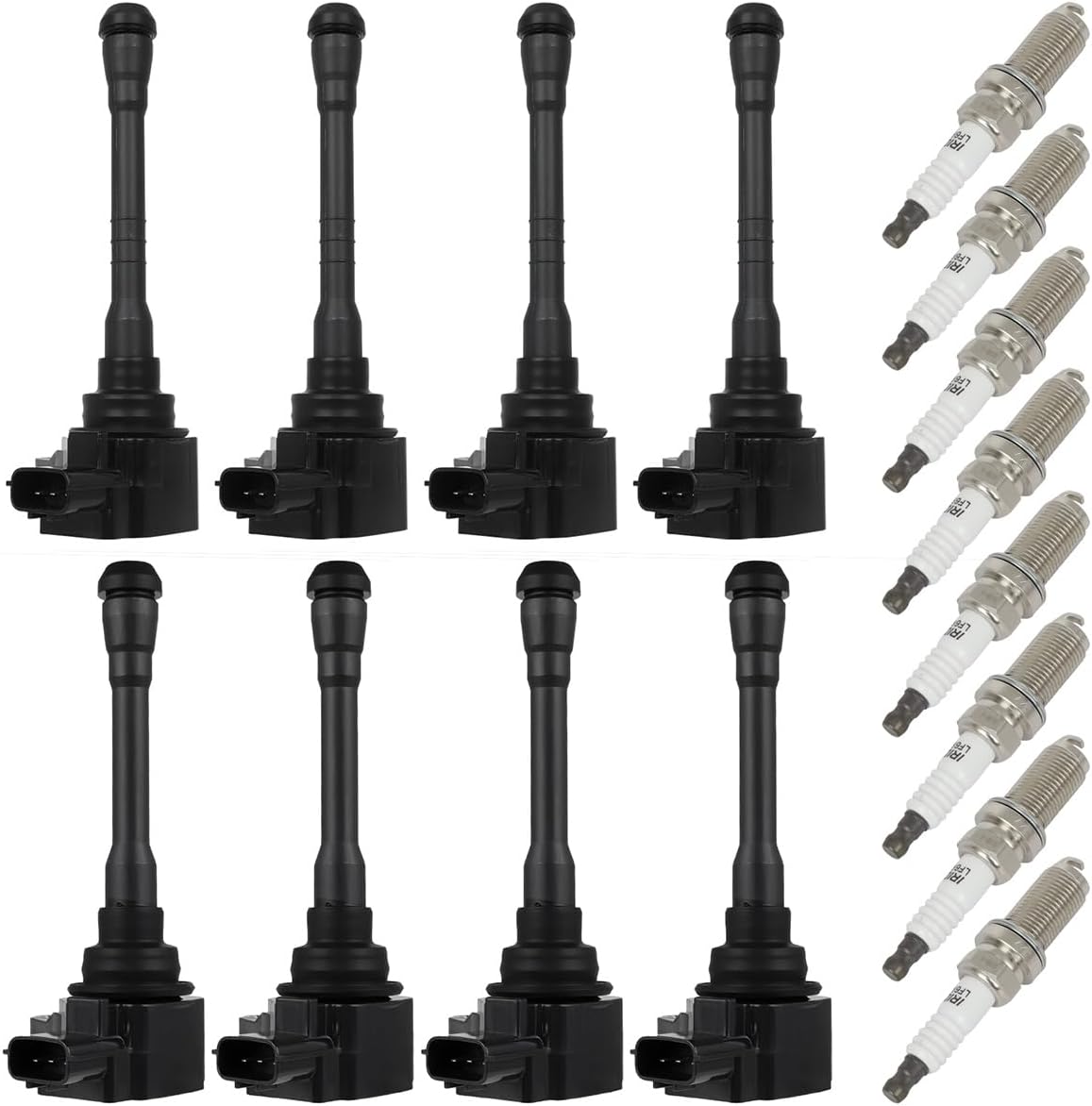 ECCPP 8 ignition coils with 8 iridium Spark Plugs,UF812+ UF813,coils packs,for Nissan TITAN 2017-2020,TITAN XD 2016-2020,NV2500 2018-2020,NV3500 2018-2019C998,GN10880,UF812
