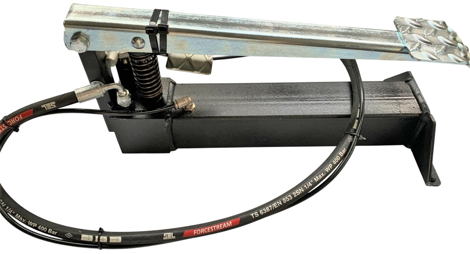 Pompa Idraulica a Pedale per Ponte Sollevatore Moto Made in Italy