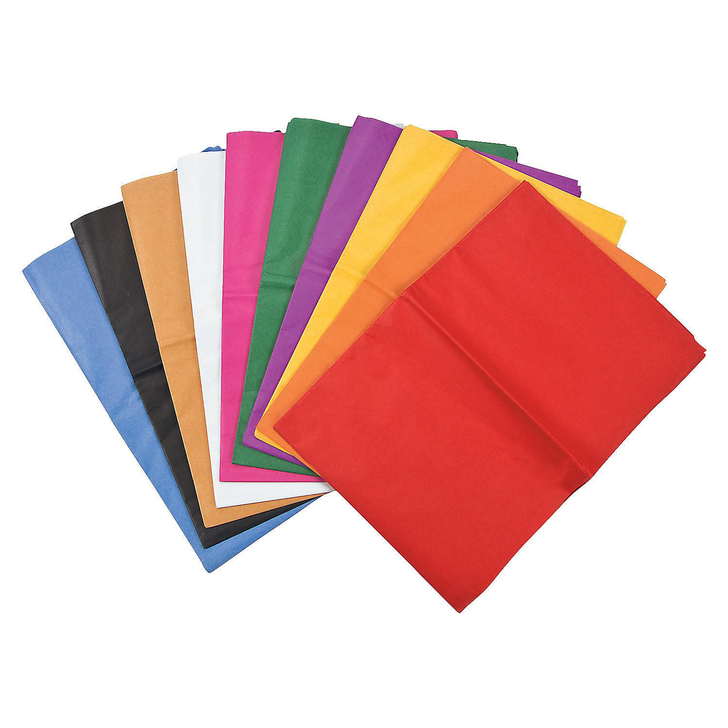 Fun Express - Assorted Tissue Paper Assortment - Party Supplies - Wrappings - Wrapping & Tissue - 100 Pieces