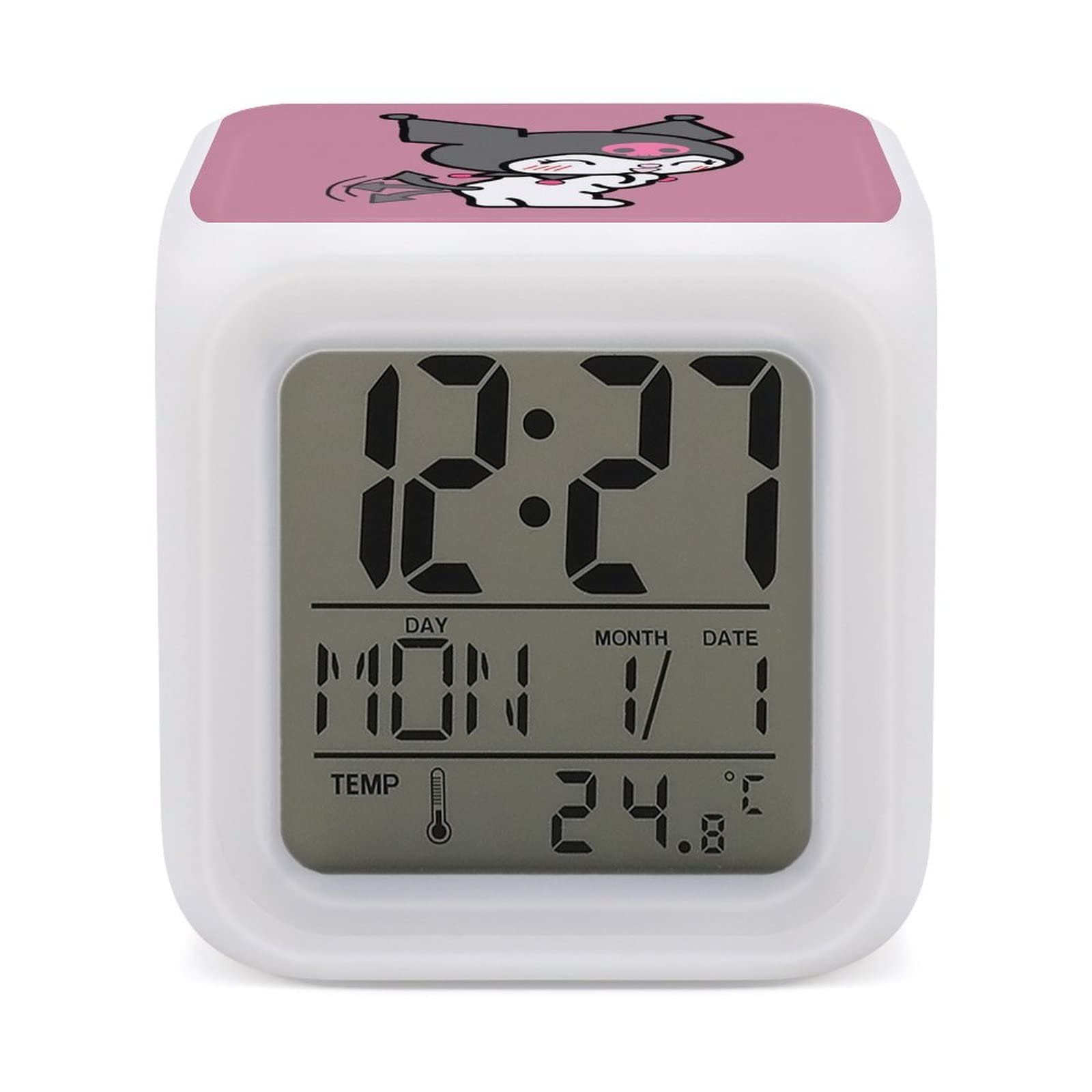 Amazon.co.jp: サンリオ クロミ 目覚まし時計 アナログ 大音量