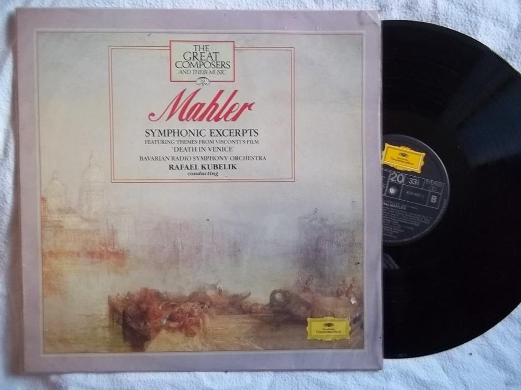 Symphonic Excerpts (Featuring Themes From Visconti's Film 'Death In Venice') - Gustav Mahler - Bavarian Radio Symphony Orchestra*, Rafael Kubelik LP