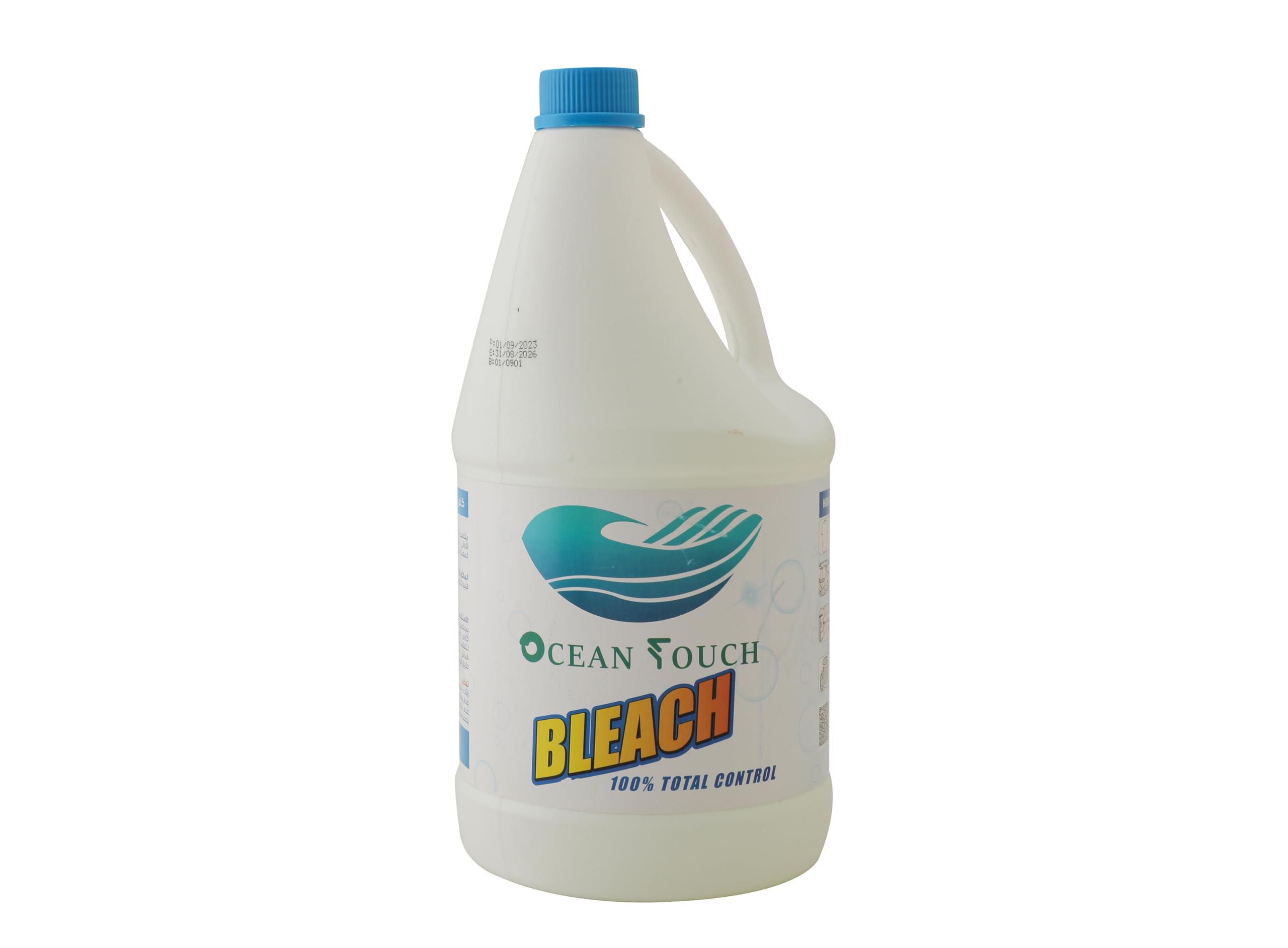 Ocean Touch Non Chlorine Bleach, Free and Clear, Unscented, 5L