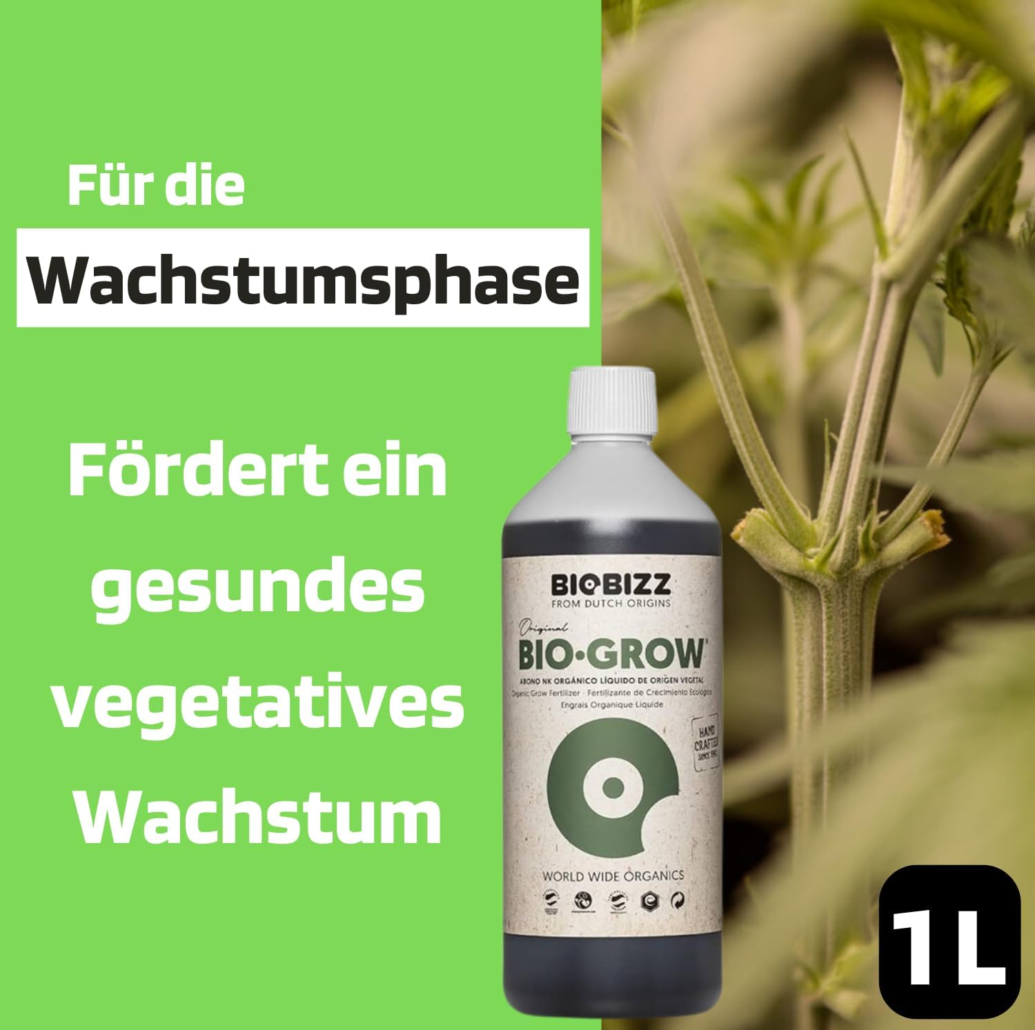 Biobizz Dünger Set + Root Juice | Pflanzendünger | Starterset | Biobizz Set | Grow Set Indoor | Naturdünger | Flüssiger