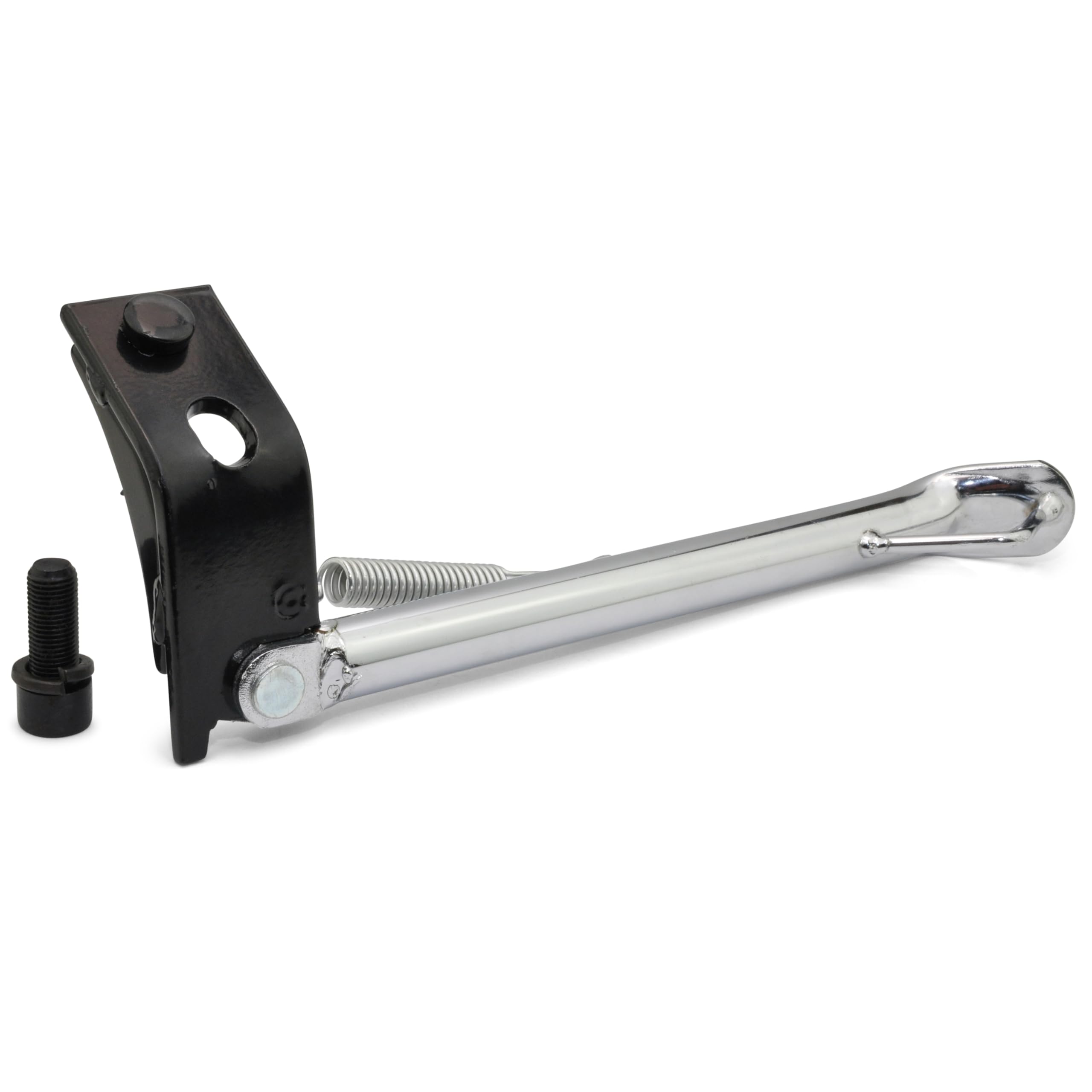 Easyboost Béquille latérale chromée pour MBK Booster et Yamaha Bw's (avant et après 2004)