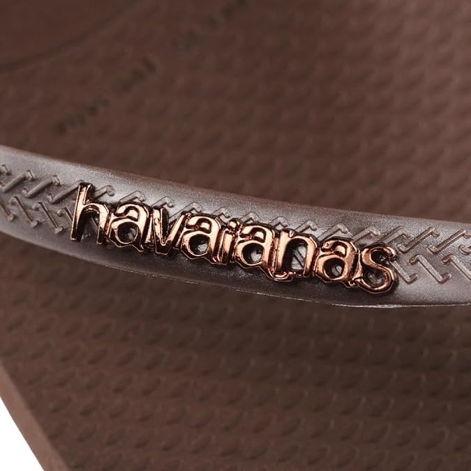 Slim Logo Metallic Dark Brown Kadın Terlik 37/38 EU