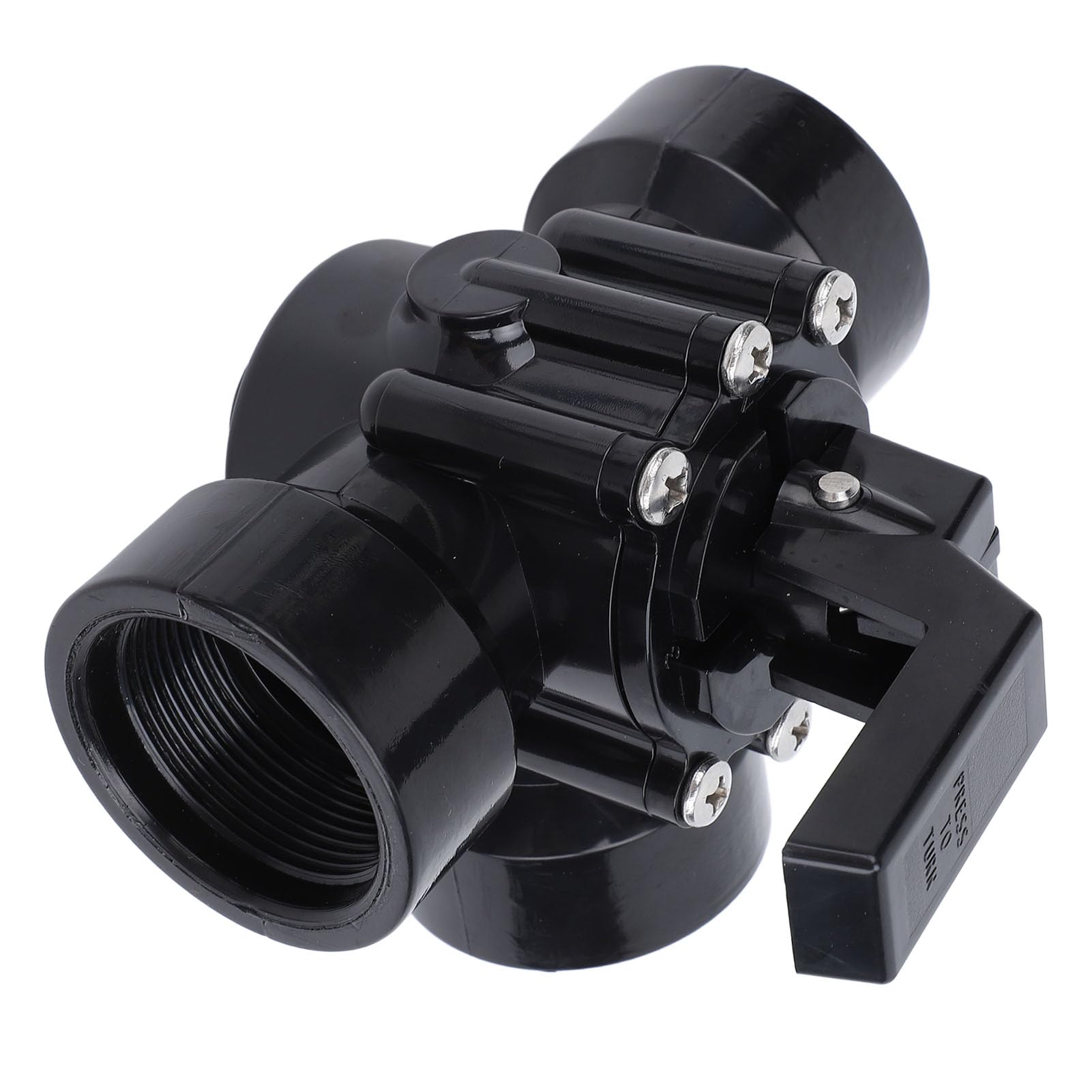Válvula Desviadora de Tres Vías para Piscina G1 1/2 in ABS Sello Positivo Compatible con Spas 4517