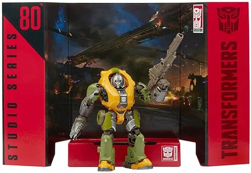 Miniatura 5 de Transformers Toys Studio Series 80 Deluxe Class Bumblebee Brawn Figura de acción  A partir de 8 años 45 pulgadas