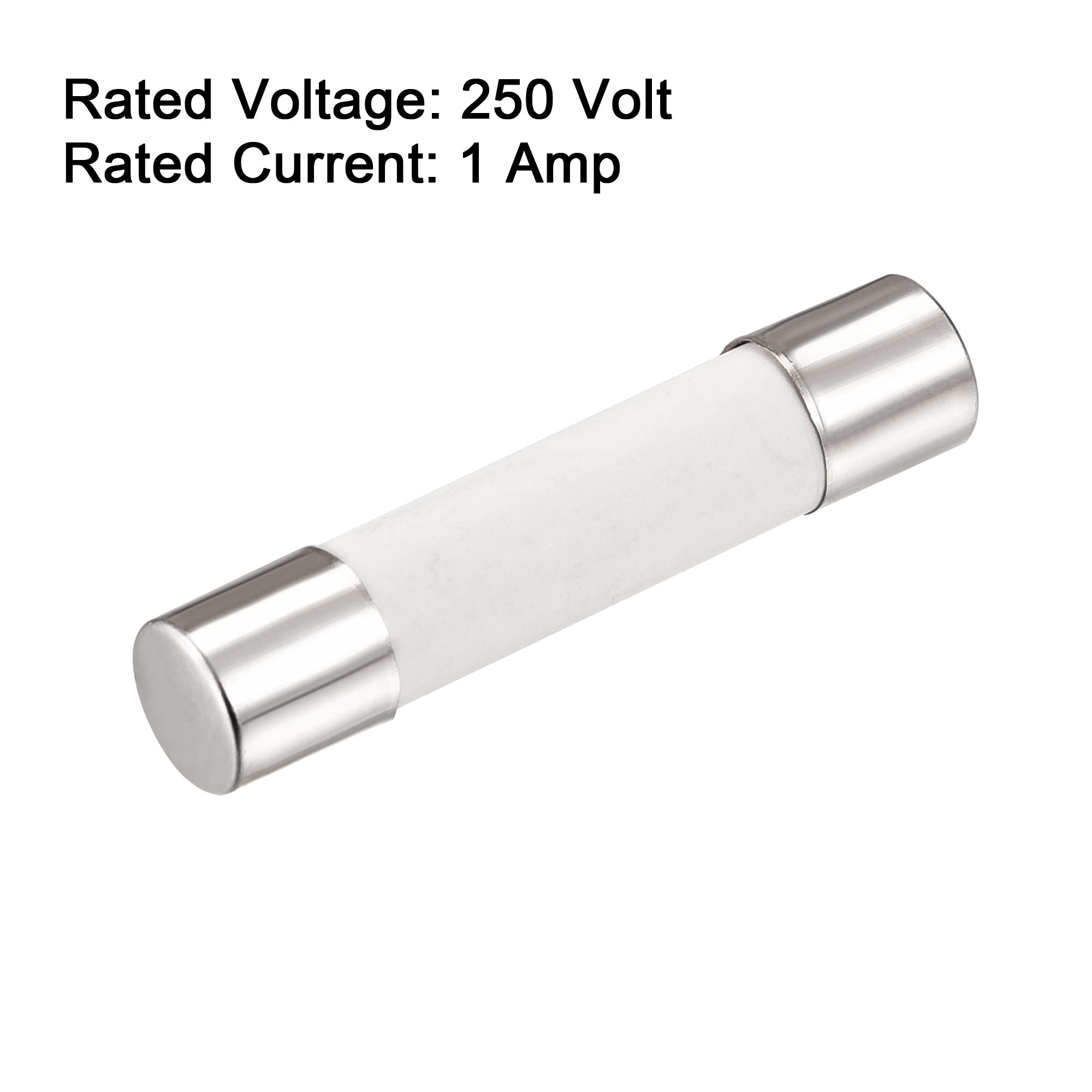 Sourcing Map Fusibles De Cerámico Cartucho 1A 250V 6x25mm Fusibles