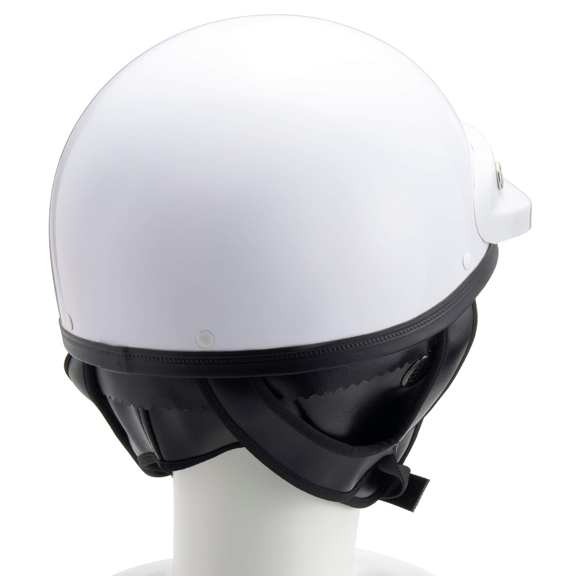 125CC以下用 ヘルメット 白黒 Amazon | リード工業(LEAD) バイクヘルメット セミジェット X